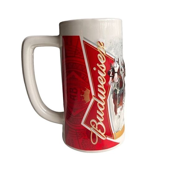 Budweiser Holiday Mug Stein Winter Wonderland 2012 Commemorative -MINT Condition - Picture 8 of 8